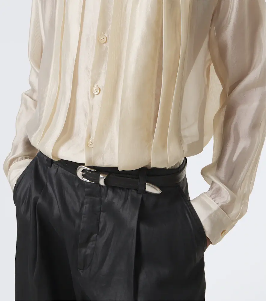 Our Legacy Every georgette tuxedo shirt | Thumbnail 7 Our Legacy Every georgette tuxedo shirt | Thumbnail 7