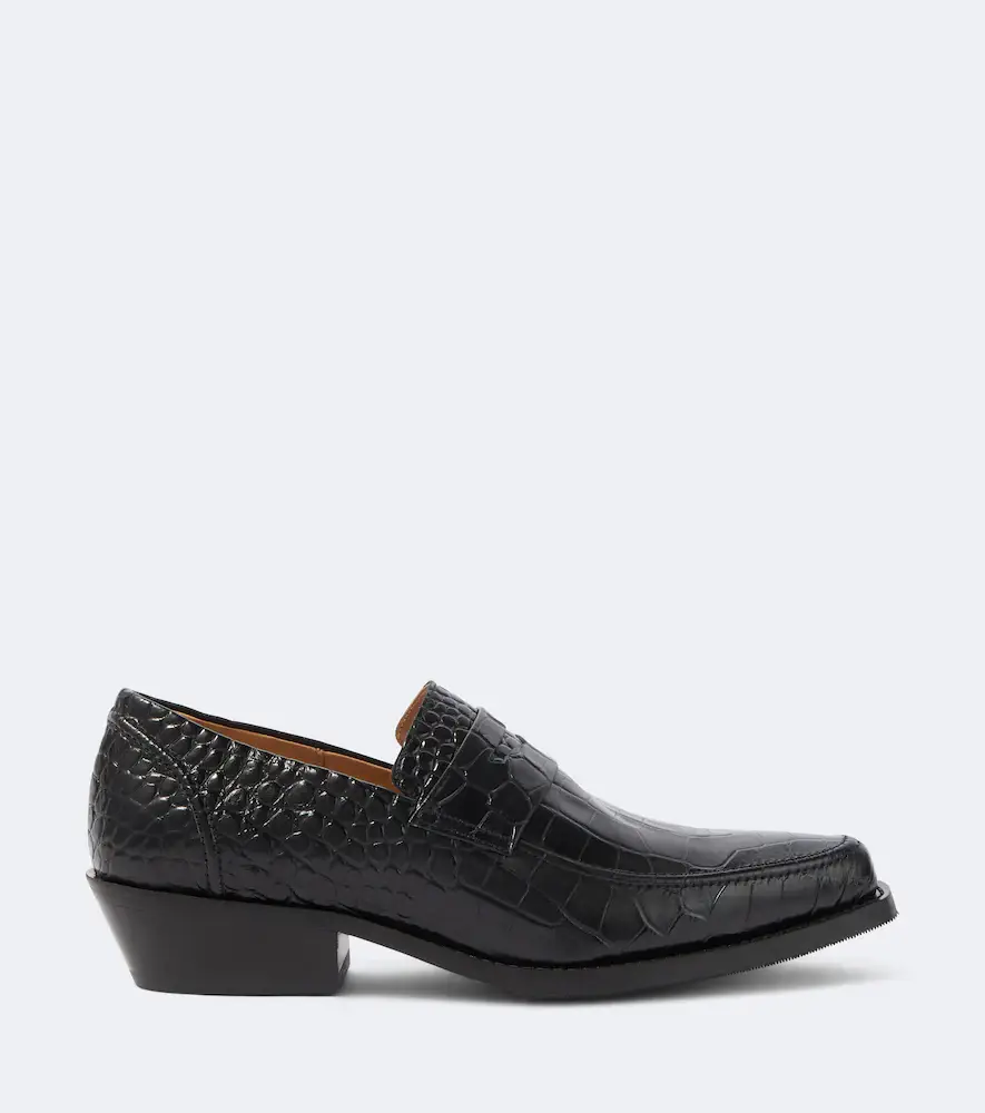 Our Legacy Cypher croc-effect leather loafers | Thumbnail 3 Our Legacy Cypher croc-effect leather loafers | Thumbnail 3
