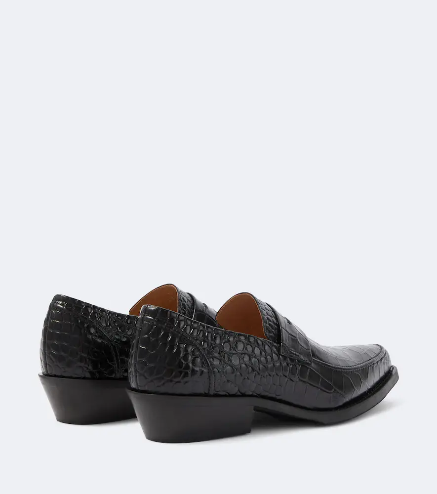 Our Legacy Cypher croc-effect leather loafers | Thumbnail 4 Our Legacy Cypher croc-effect leather loafers | Thumbnail 4