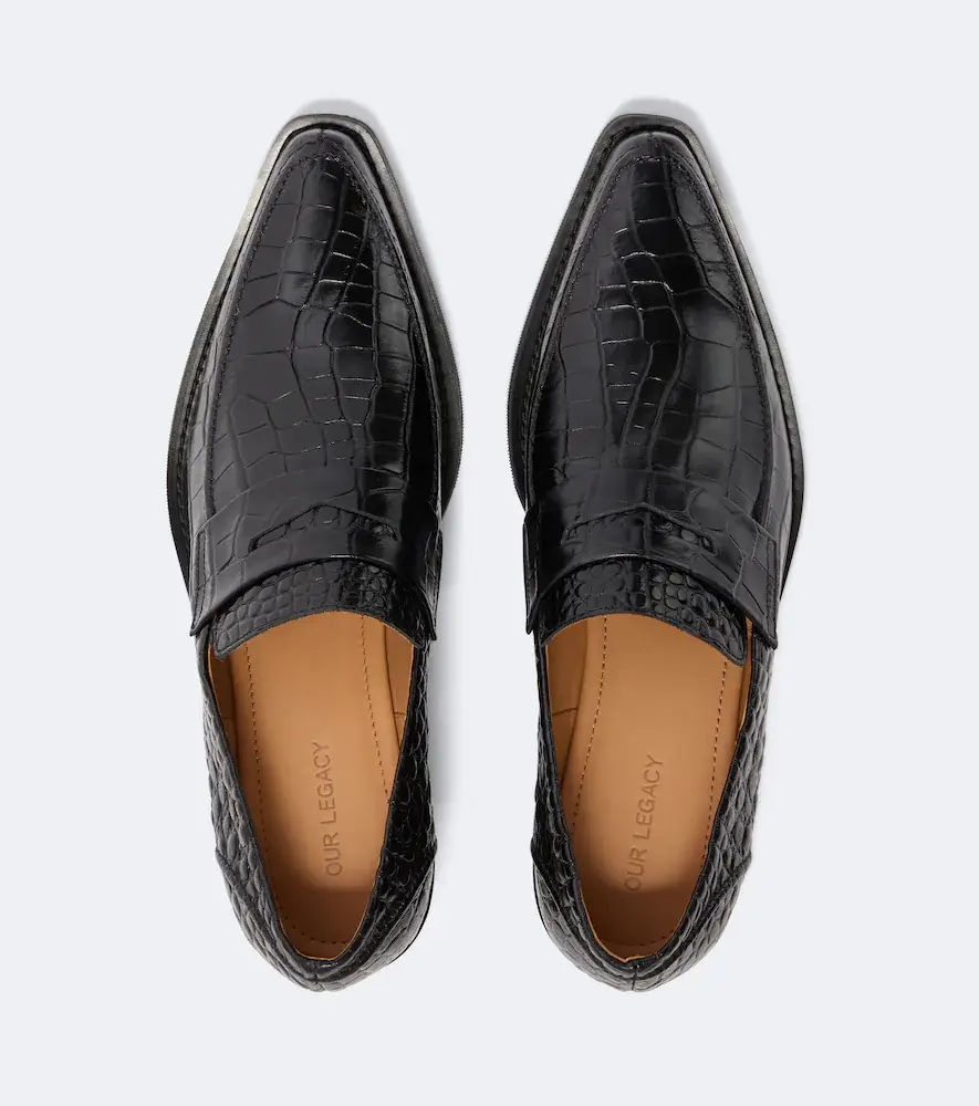 Our Legacy Cypher croc-effect leather loafers | Thumbnail 6 Our Legacy Cypher croc-effect leather loafers | Thumbnail 6