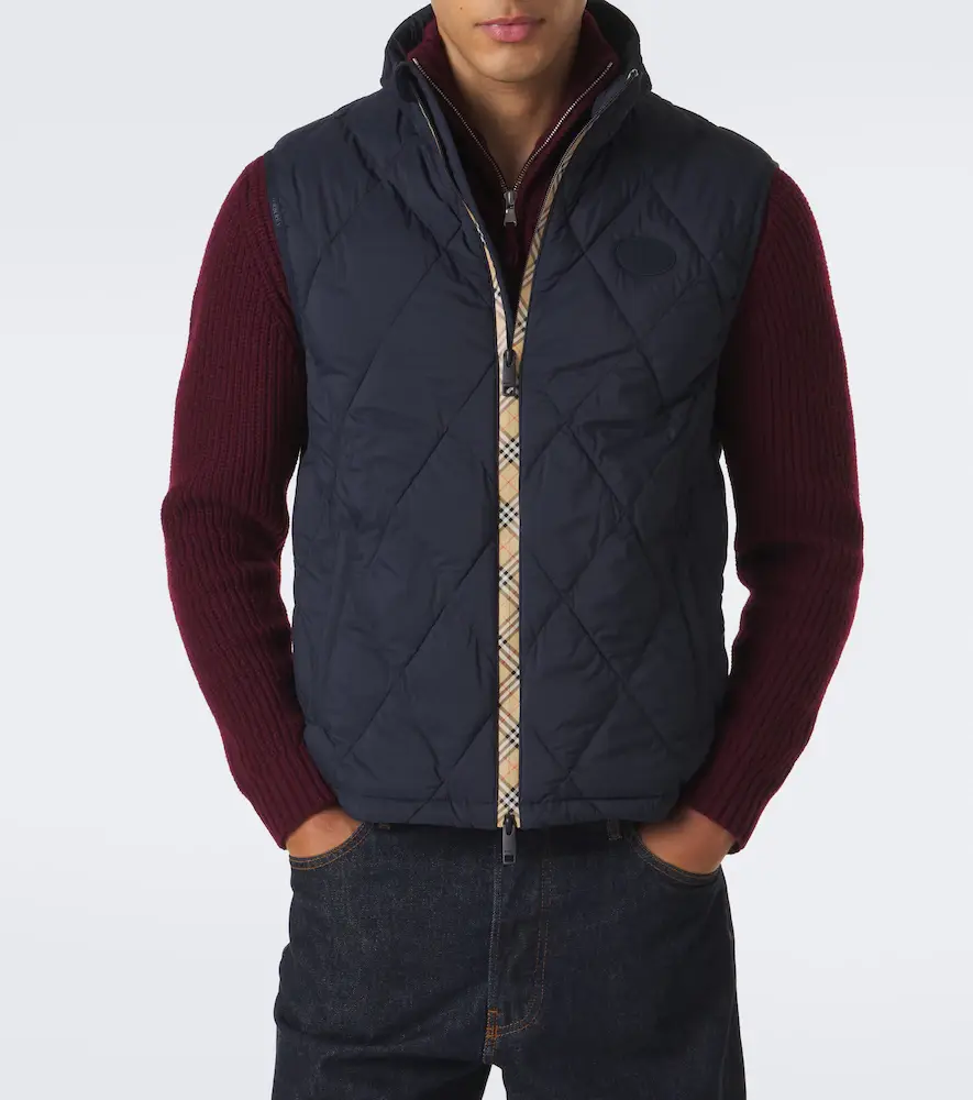 Burberry Check quilted vest | Thumbnail 5