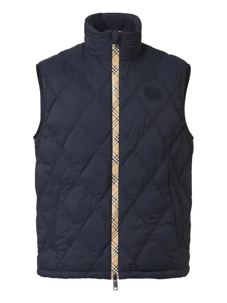 Burberry Check quilted vest