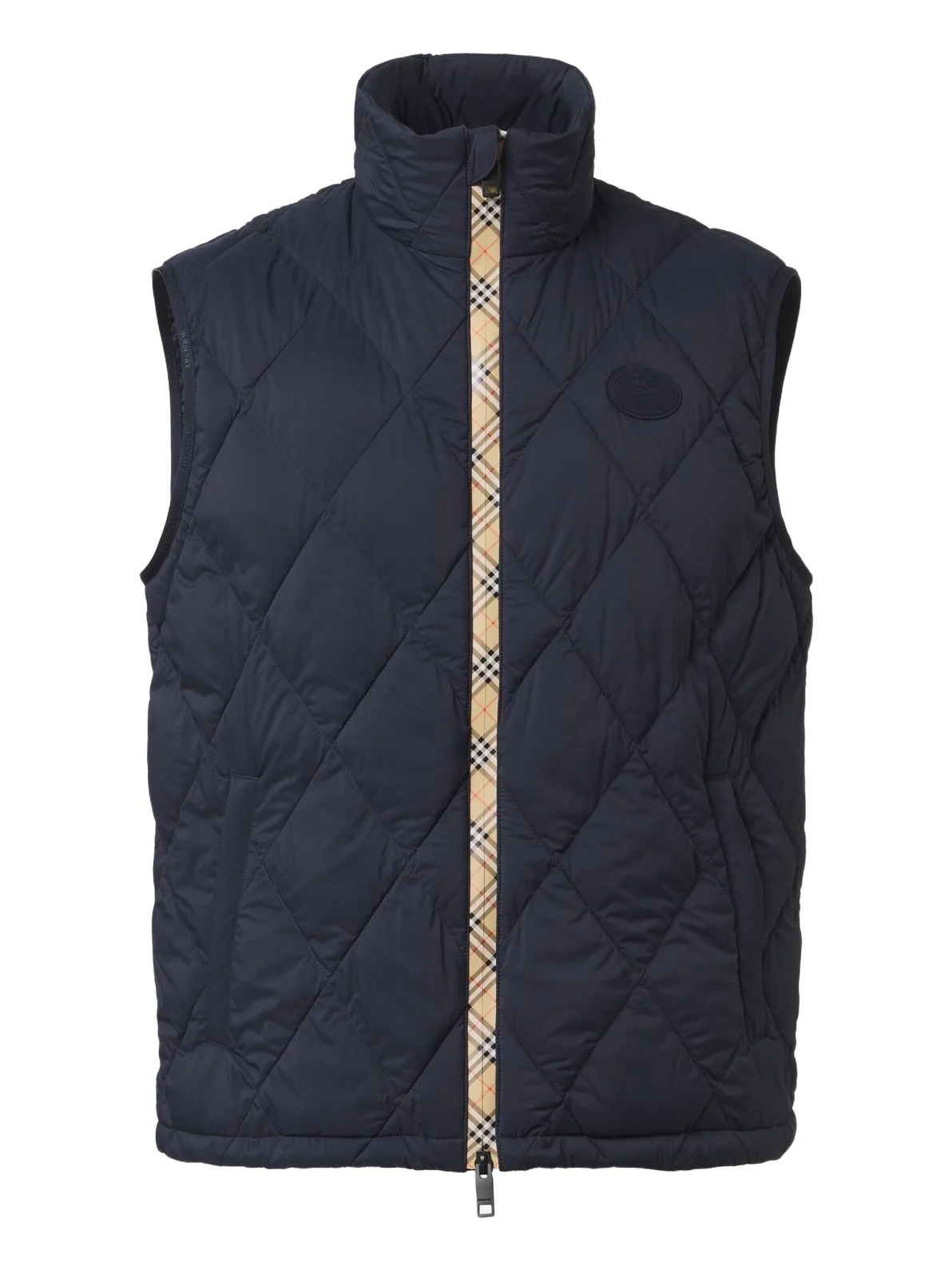 Check quilted vest Check quilted vest