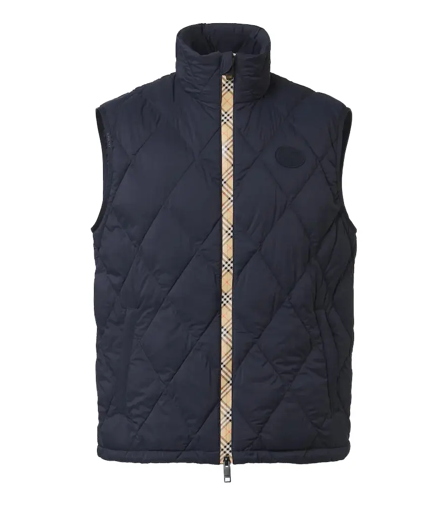 Burberry Check quilted vest | Image 1 Burberry Check quilted vest | Image 1