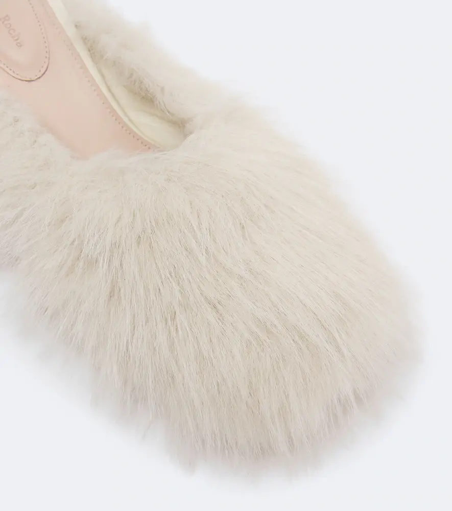 Simone Rocha Leather-trimmed mules | Thumbnail 4 Simone Rocha Leather-trimmed mules | Thumbnail 4