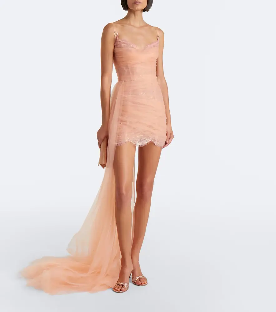 Maria Lucia Hohan Latifa draped tulle corset dress | Thumbnail 4 Maria Lucia Hohan Latifa draped tulle corset dress | Thumbnail 4