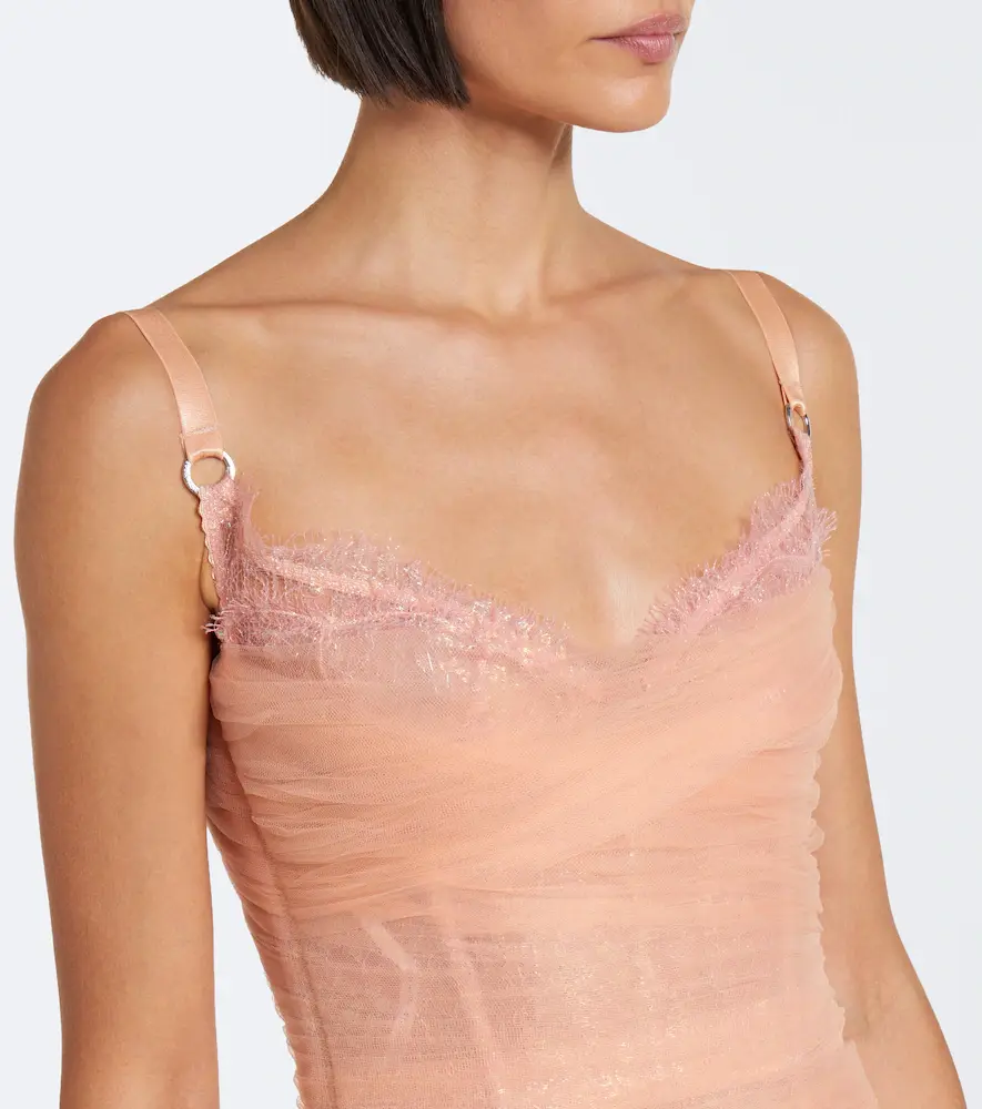 Maria Lucia Hohan Latifa draped tulle corset dress | Thumbnail 5 Maria Lucia Hohan Latifa draped tulle corset dress | Thumbnail 5