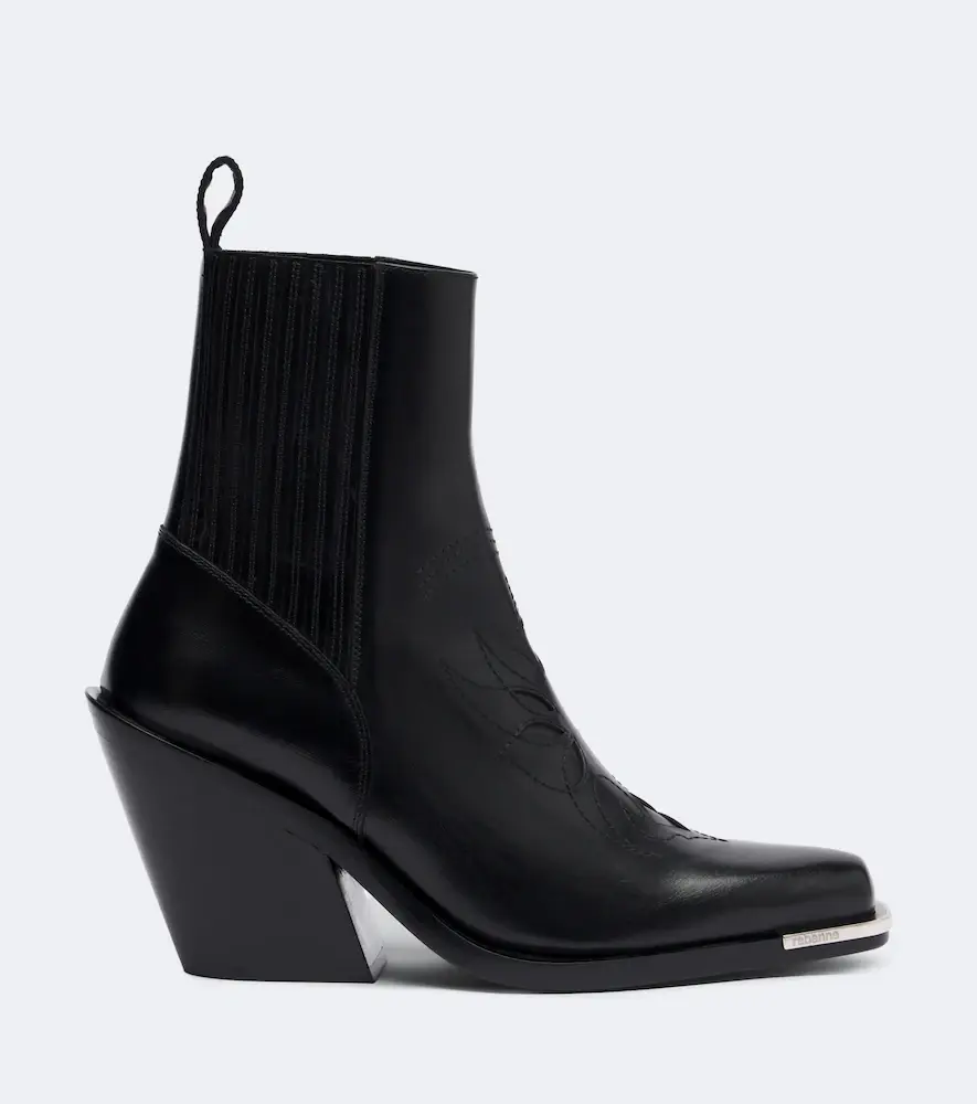 Rabanne Leather cowboy boots | Thumbnail 3