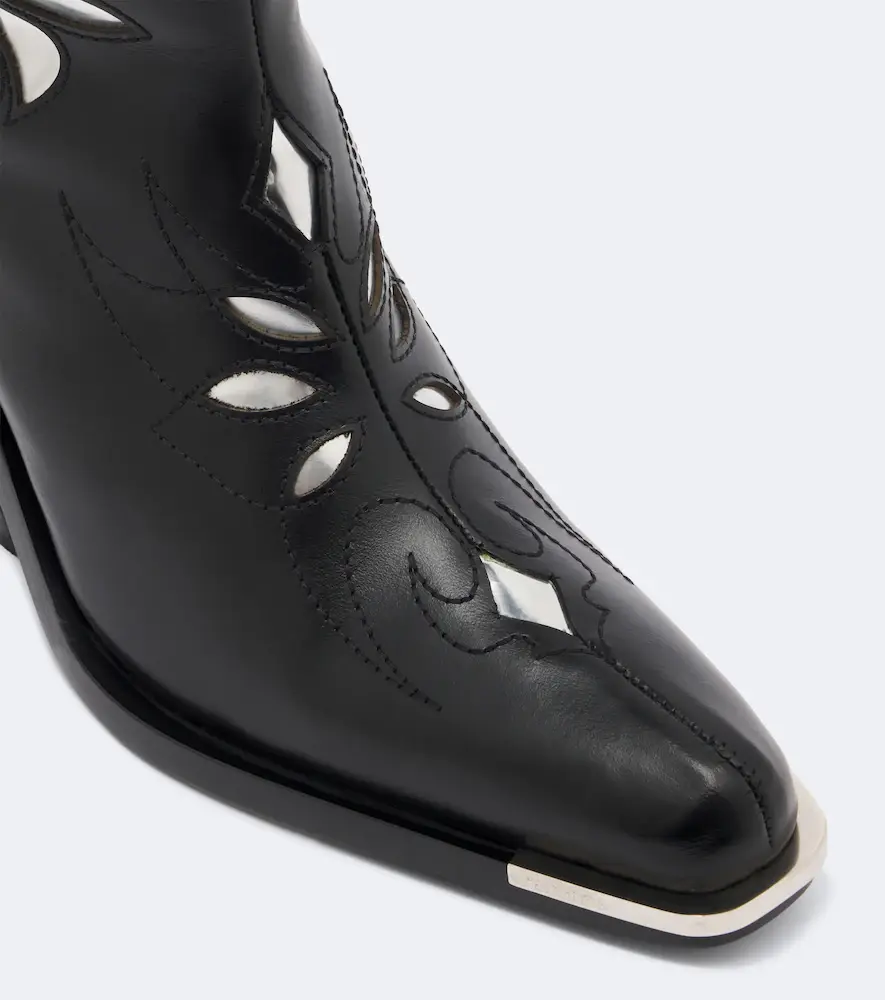 Rabanne Leather cowboy boots | Thumbnail 3