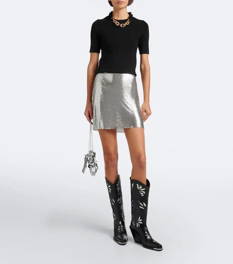 Rabanne Leather cowboy boots | Thumbnail 6