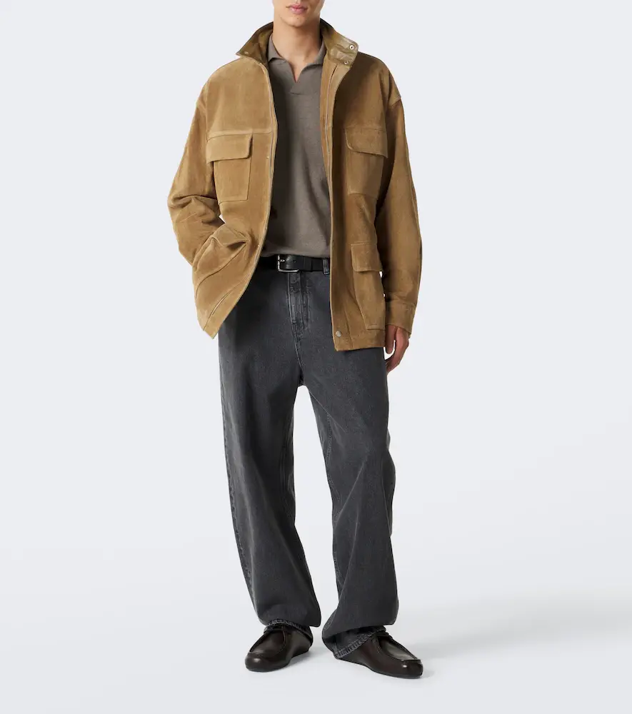 ARMA Doran belted suede jacket | Thumbnail 4