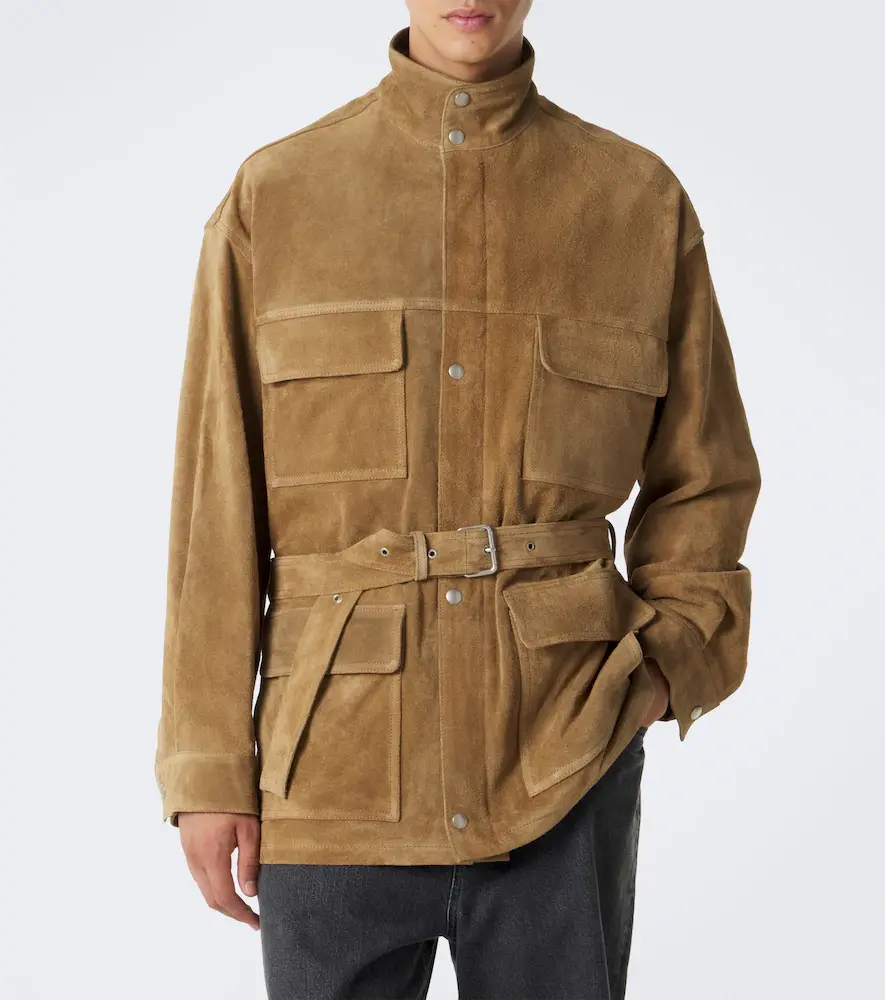ARMA Doran belted suede jacket | Thumbnail 8