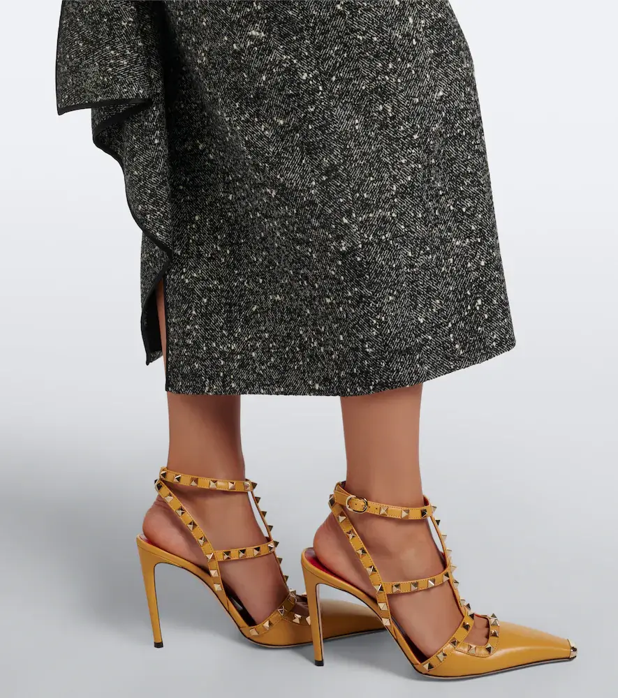 Valentino Garavani Chevron wool-blend bouclé pencil skirt | Thumbnail 5 Valentino Garavani Chevron wool-blend bouclé pencil skirt | Thumbnail 5