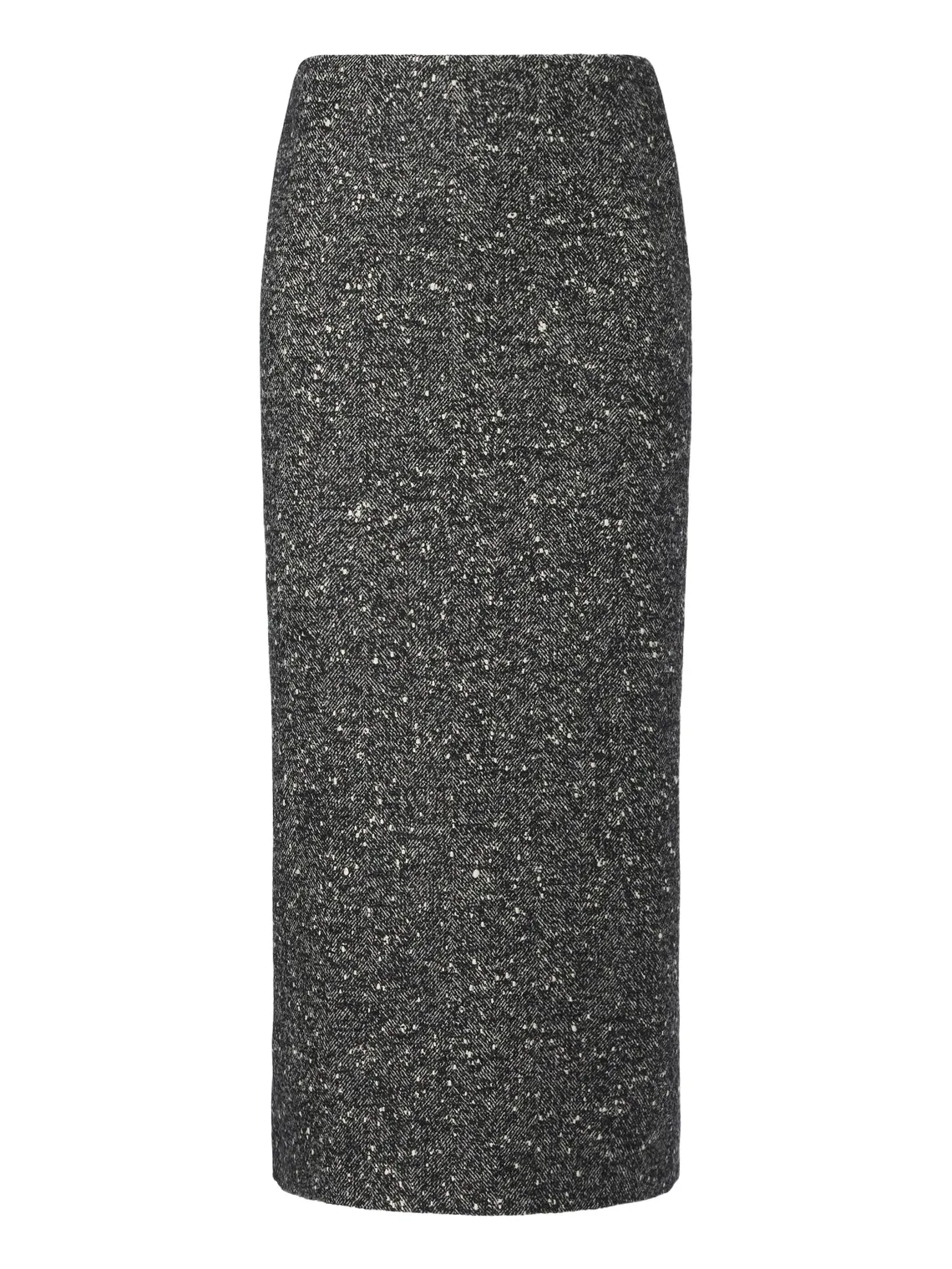 Valentino Garavani Chevron wool-blend bouclé pencil skirt