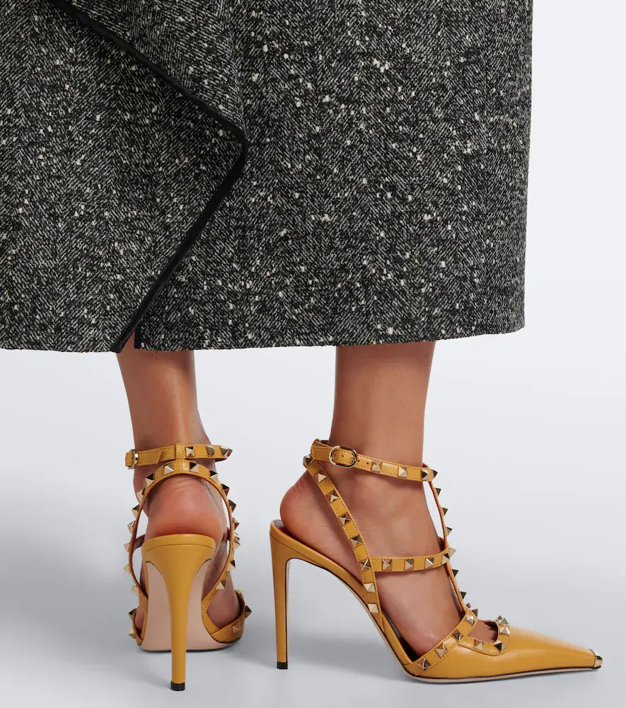 Valentino Garavani Rockstud leather slingback pumps | Thumbnail 5