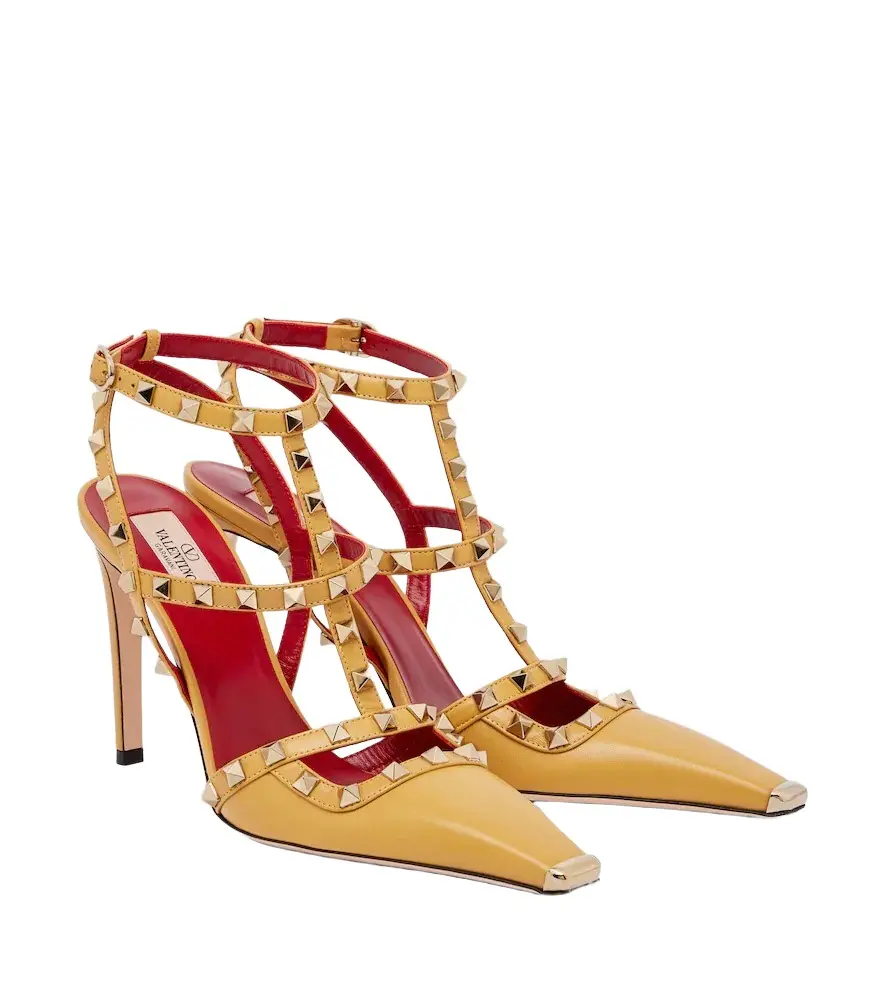 Valentino Garavani Rockstud leather slingback pumps | Image 1 Valentino Garavani Rockstud leather slingback pumps | Image 1