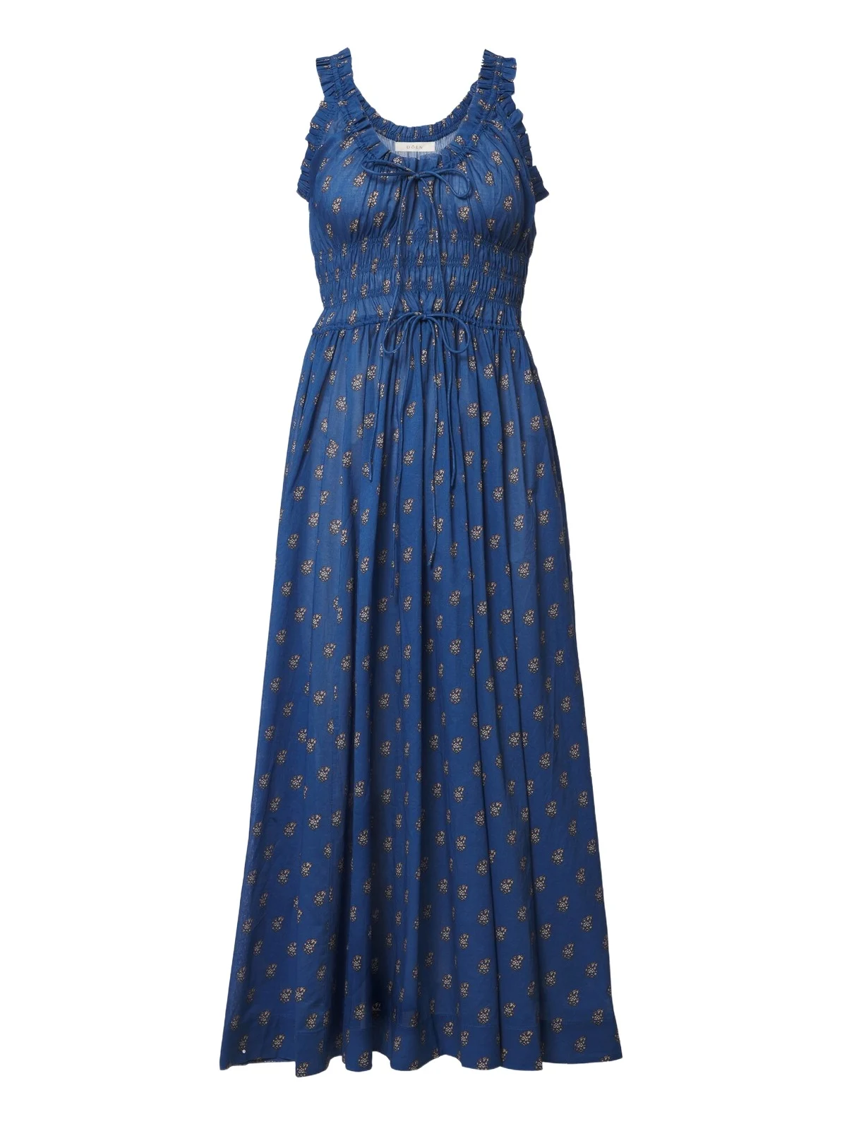 Dôen Emmaretta floral cotton midi dress