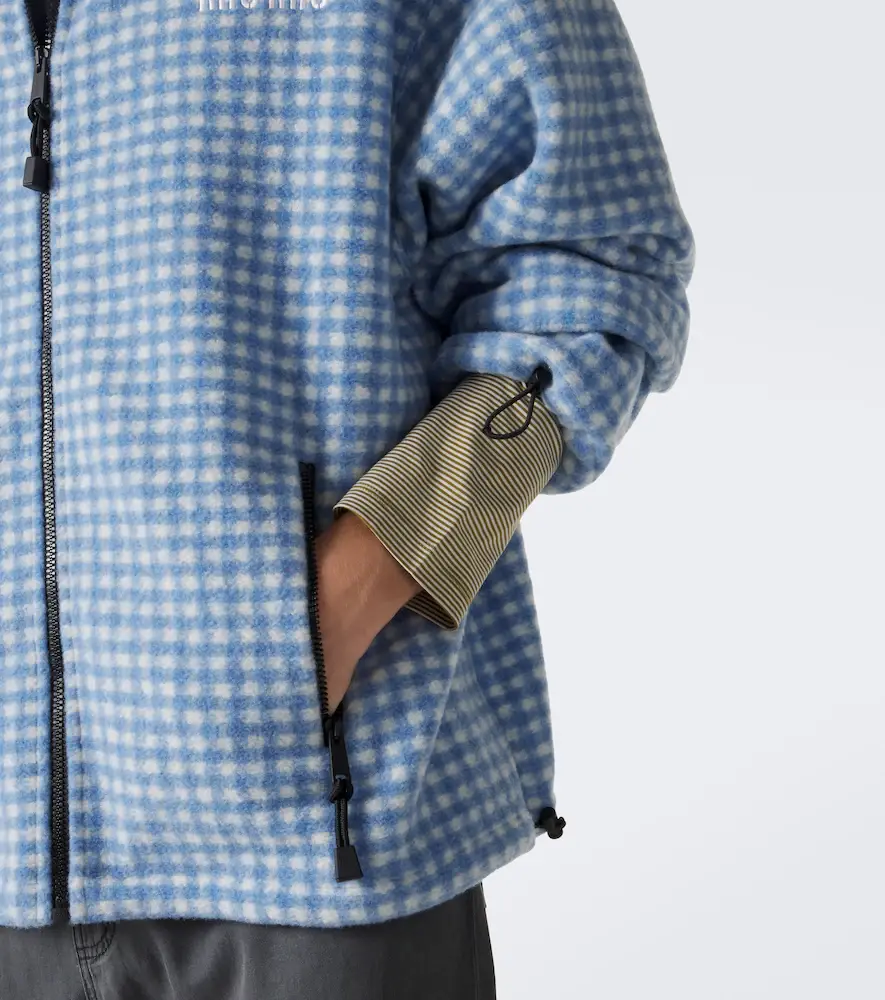Miu Miu Gingham fleece jacket | Thumbnail 5 Miu Miu Gingham fleece jacket | Thumbnail 5