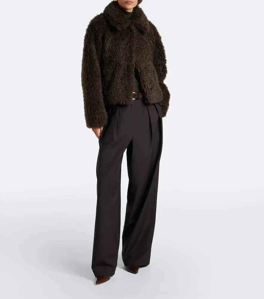 Vince Cropped bouclé blouson jacket | Thumbnail 6