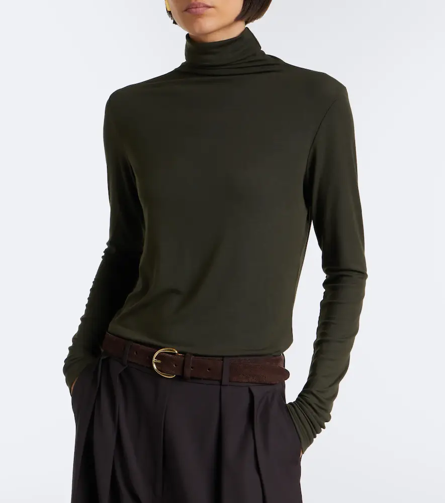 Vince Jersey turtleneck top | Thumbnail 2