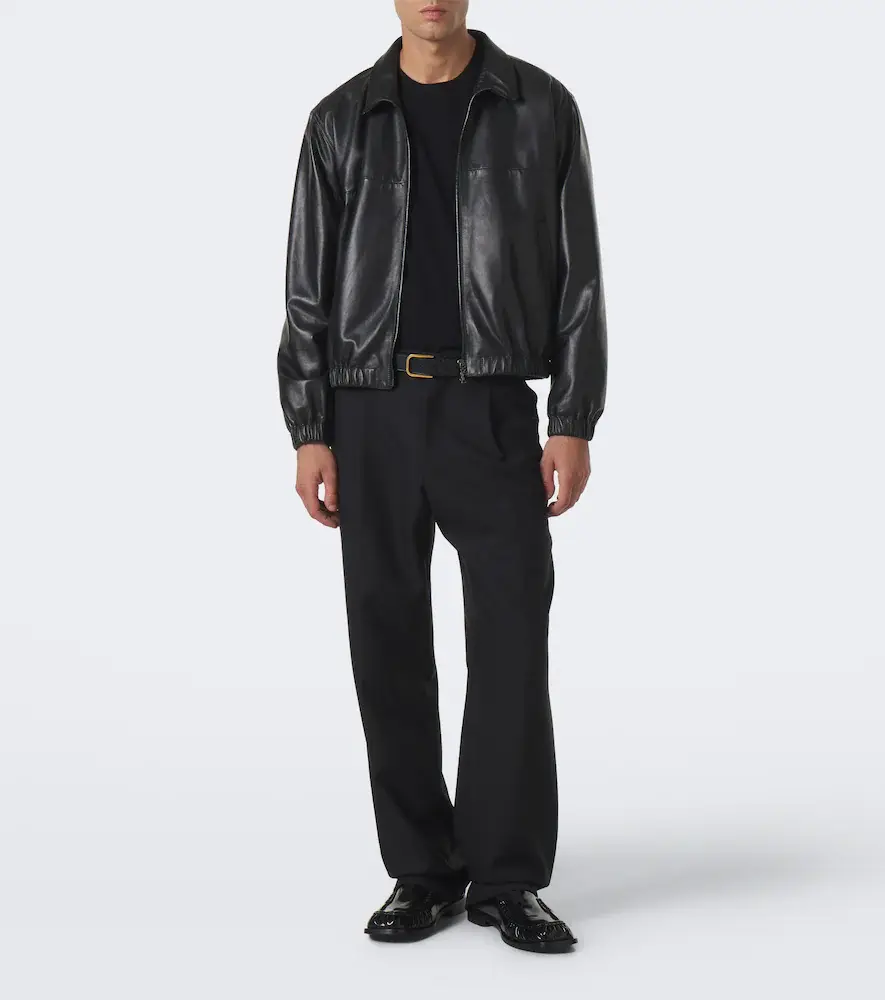 Saint Laurent Theobald Cassandre leather loafers | Thumbnail 7