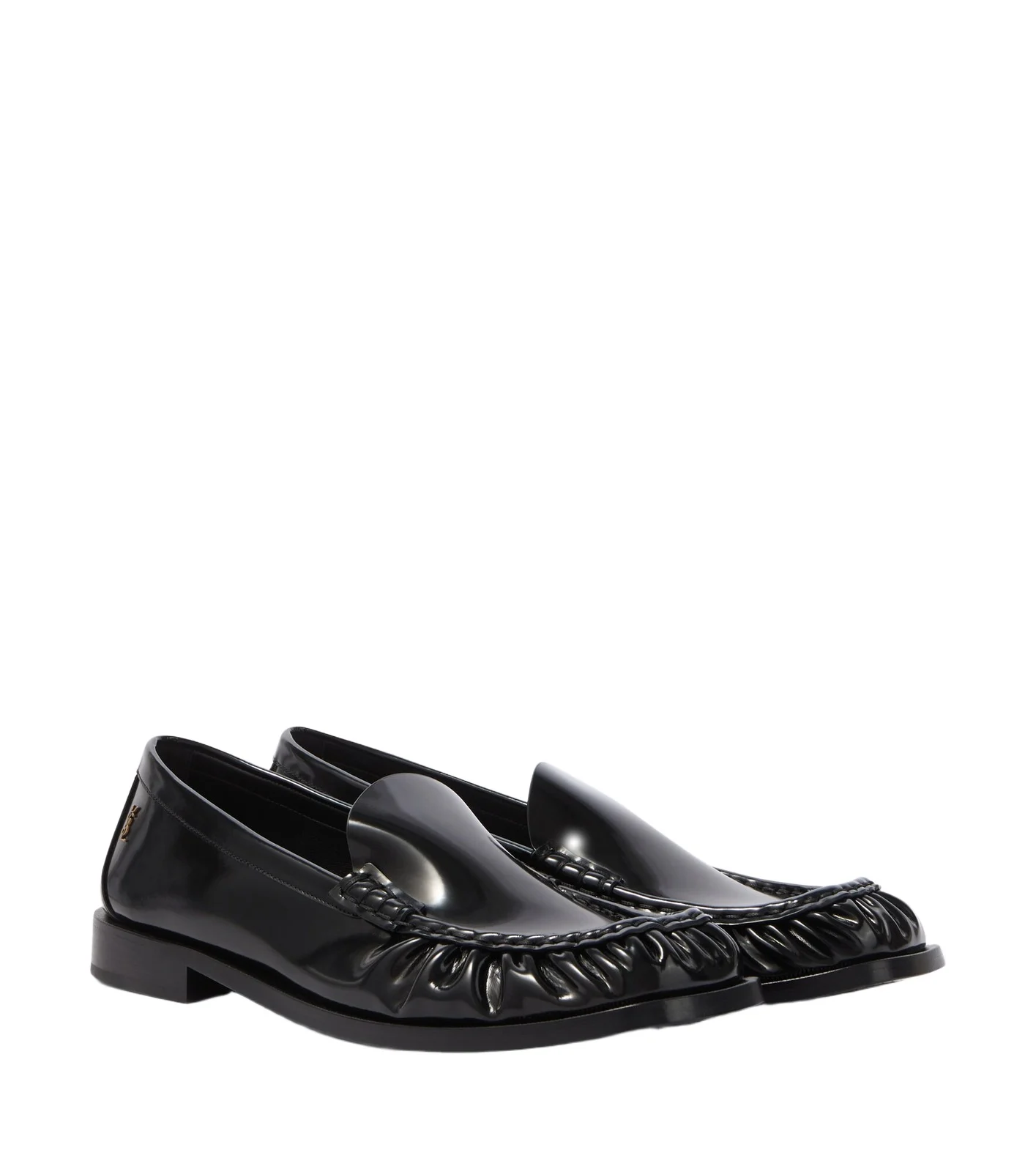 Saint Laurent Theobald Cassandre leather loafers
