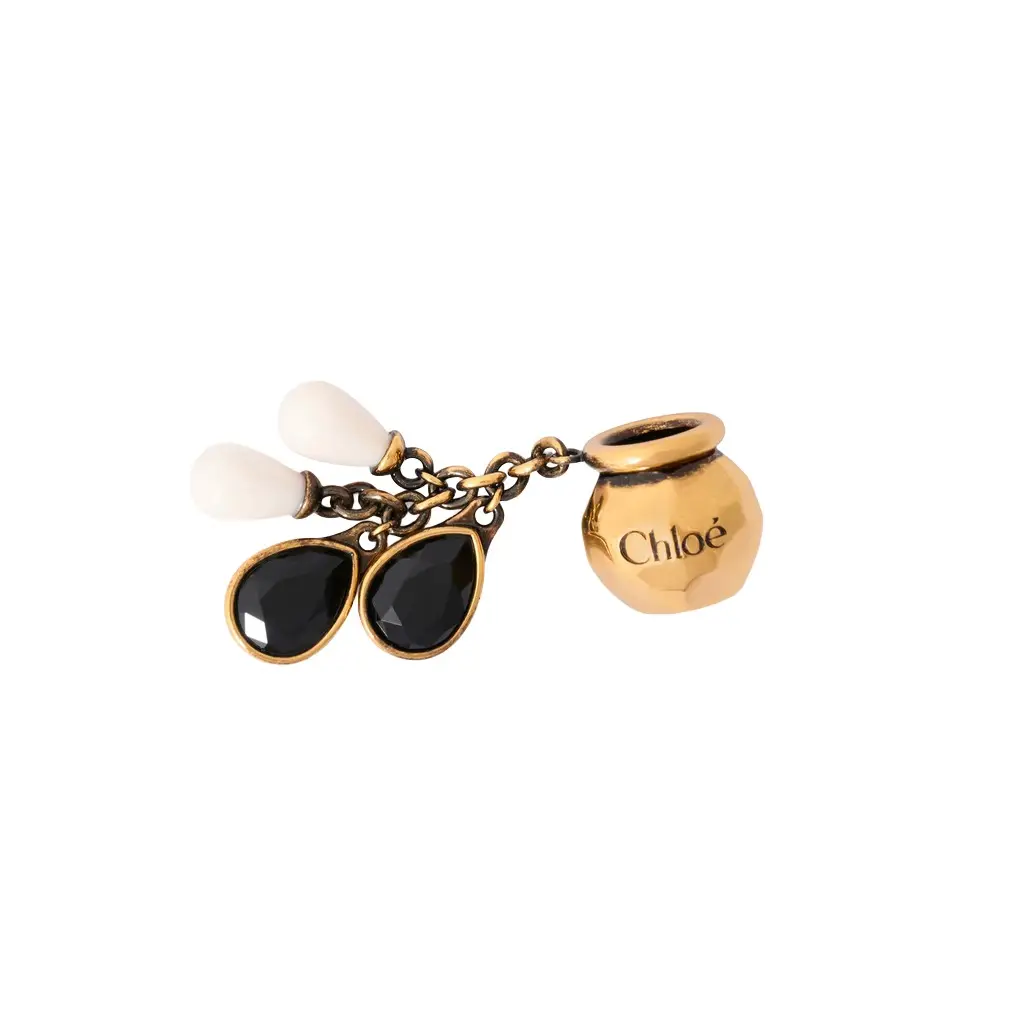 Sphere Pearl Dice charm for Bracelet bag in brass Sphere Pearl Dice charm for Bracelet bag in brass