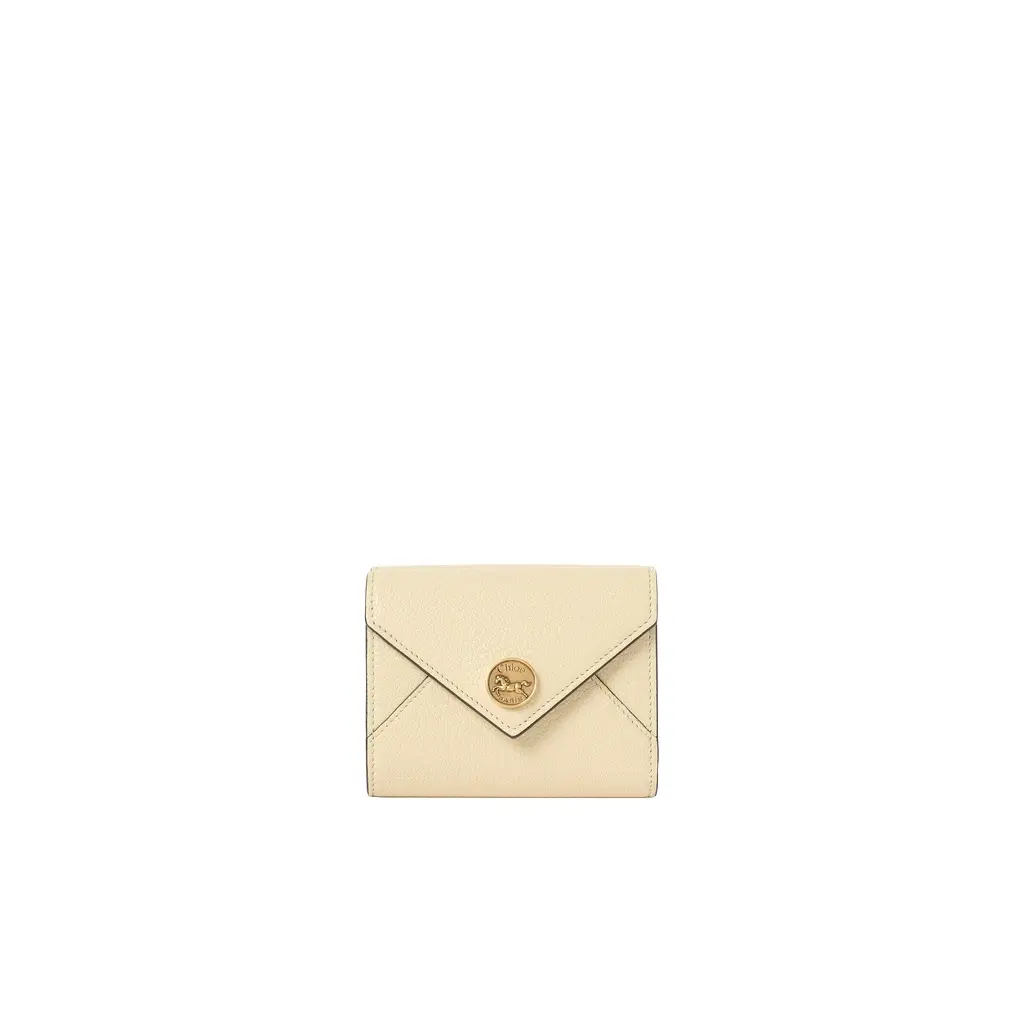 Chloé Small Envelope tri-fold in grained leather | Image 1 Chloé Small Envelope tri-fold in grained leather | Image 1