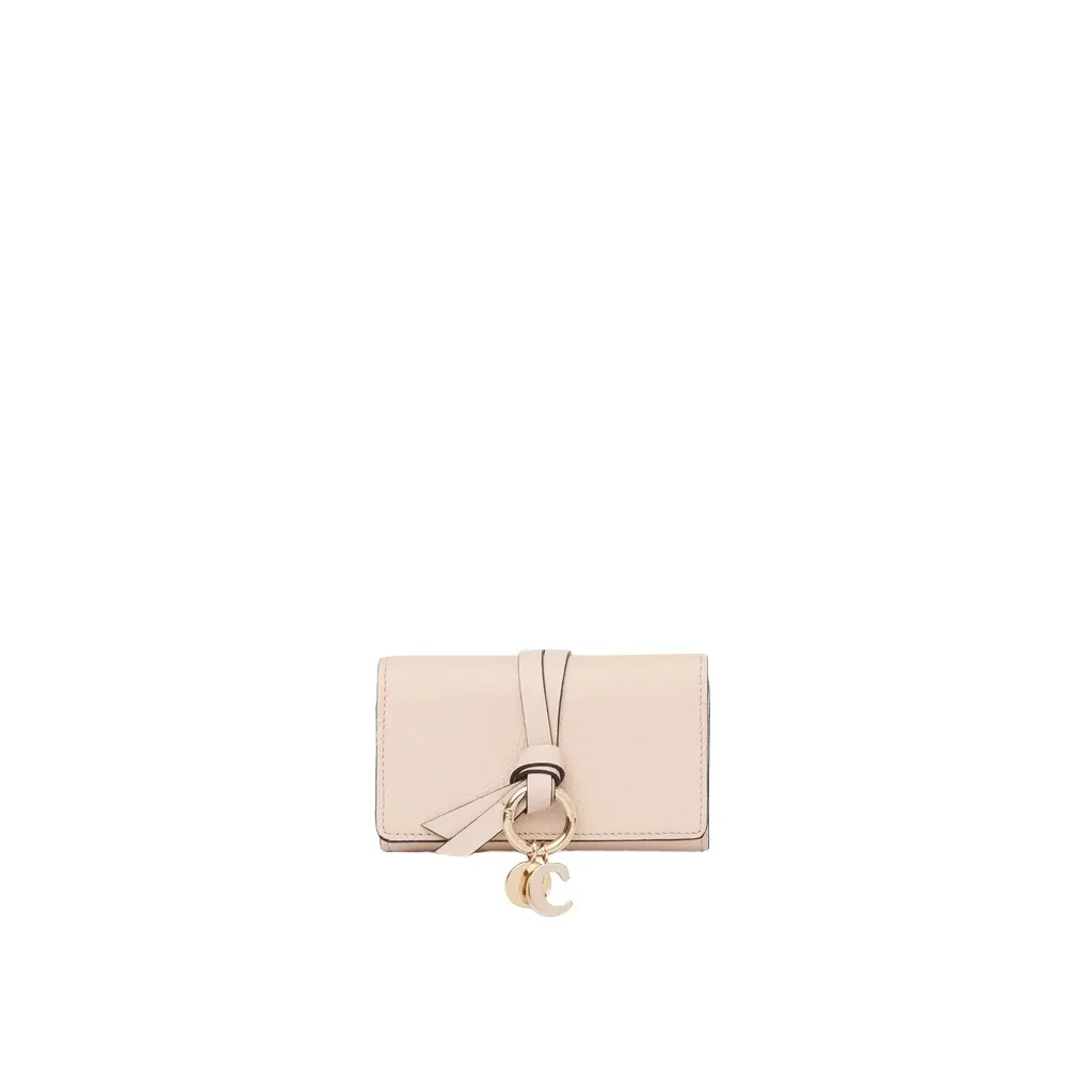 Chloé Alphabet key case in grained leather | Image 1 Chloé Alphabet key case in grained leather | Image 1