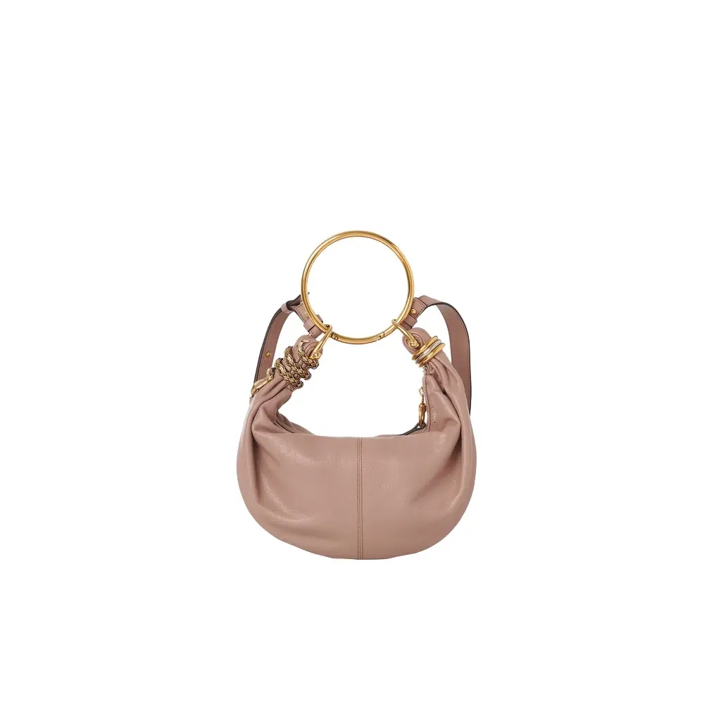 Chloé Small Snake Bracelet Hobo bag in grained leather | Image 1 Chloé Small Snake Bracelet Hobo bag in grained leather | Image 1