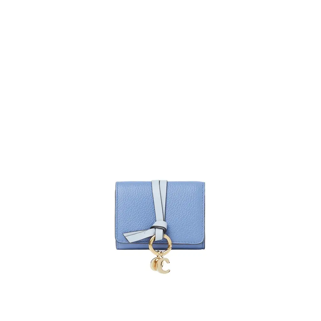 Chloé Mini Alphabet tri-fold in grained leather | Image 1 Chloé Mini Alphabet tri-fold in grained leather | Image 1
