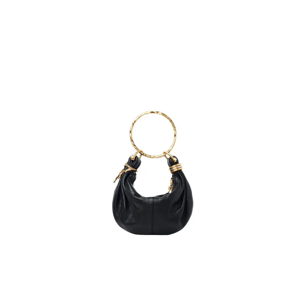 Chloé Mini Bracelet Hobo bag in grained leather | Image 1 Chloé Mini Bracelet Hobo bag in grained leather | Image 1