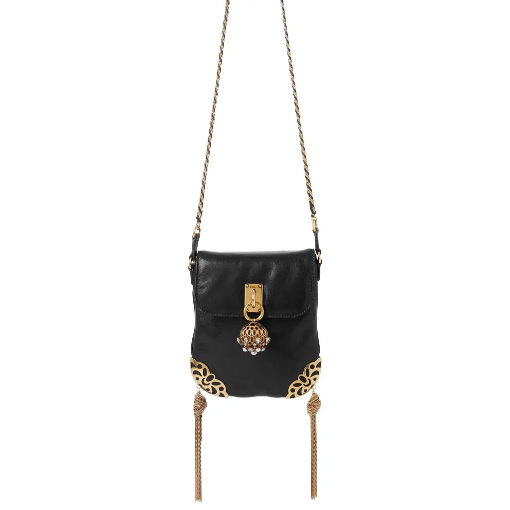 Chloé Château Treasures chain flap bag in grained leather | Image 1 Chloé Château Treasures chain flap bag in grained leather | Image 1