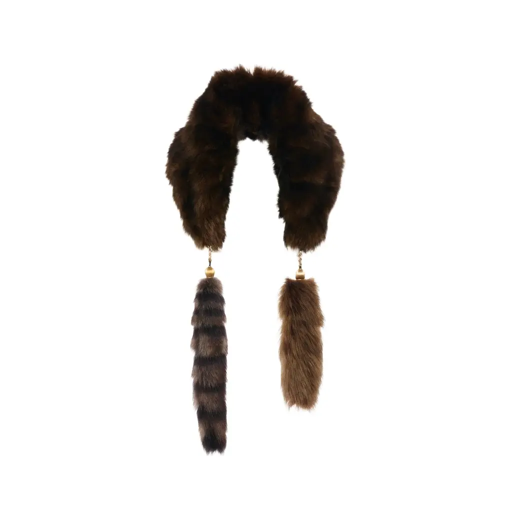 Chloé The Treasure Tails scarf in shearling | Image 1 Chloé The Treasure Tails scarf in shearling | Image 1