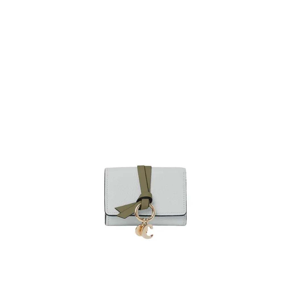 Chloé Mini Alphabet tri-fold in grained leather | Image 1 Chloé Mini Alphabet tri-fold in grained leather | Image 1