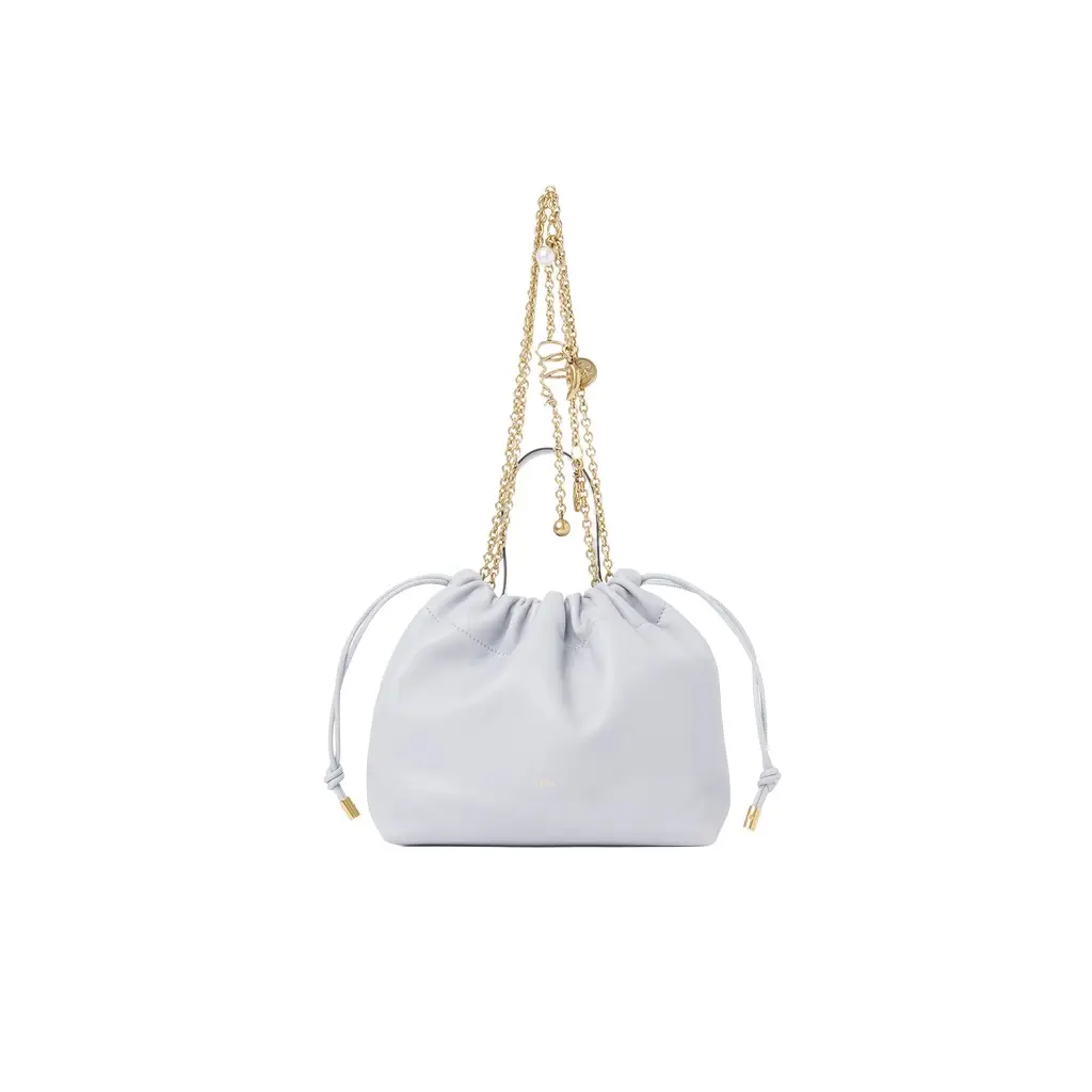 Chloé Small Chloé Icons shoulder bag with chain in soft leather | Image 1 Chloé Small Chloé Icons shoulder bag with chain in soft leather | Image 1