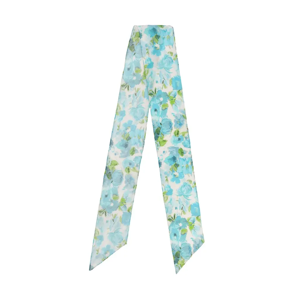 Chloé The Chloé Wild Flowers bandeau scarf in silk georgette | Image 1 Chloé The Chloé Wild Flowers bandeau scarf in silk georgette | Image 1