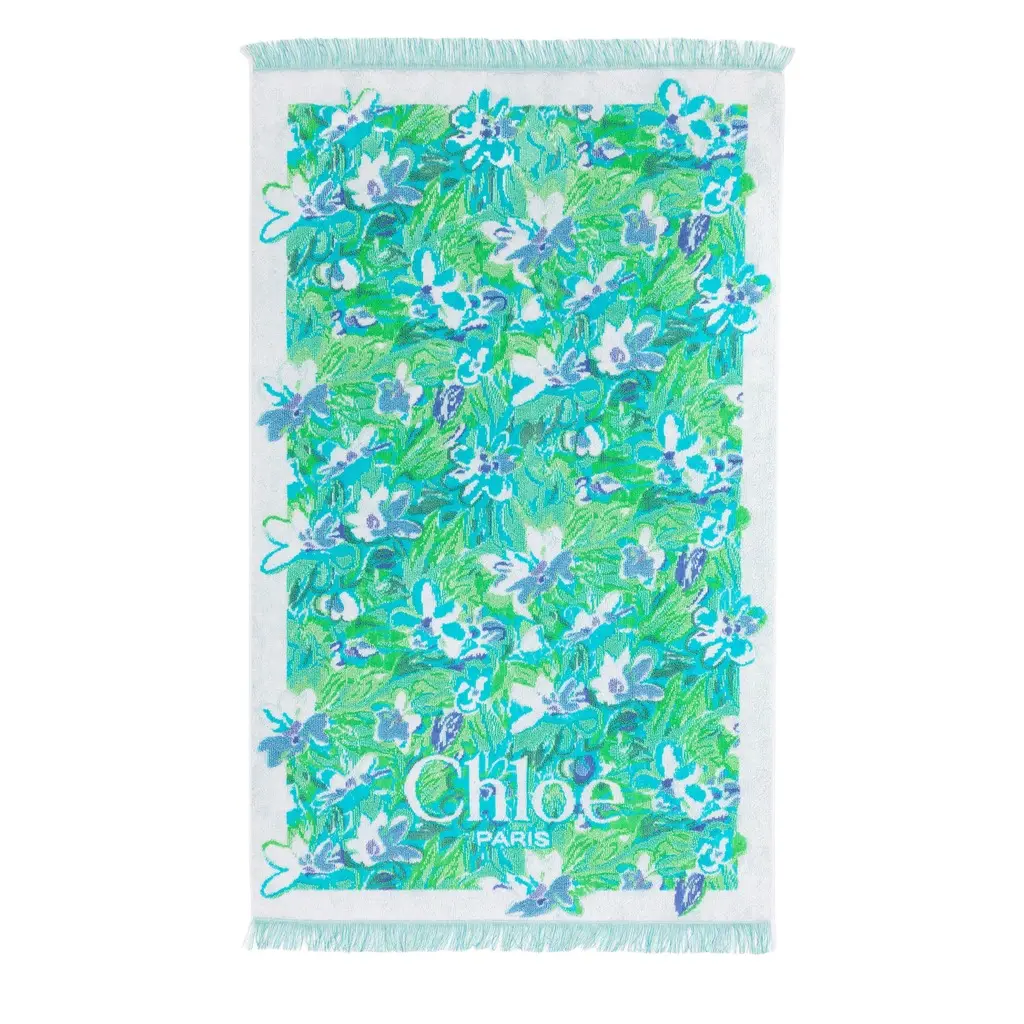 Chloé The Chloé Wild Flowers beach towel in cotton toweling | Image 1 Chloé The Chloé Wild Flowers beach towel in cotton toweling | Image 1