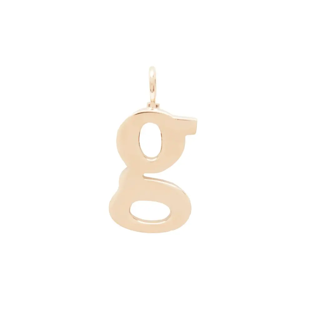 Chloé Alphabet letter G charm in brass | Image 1 Chloé Alphabet letter G charm in brass | Image 1