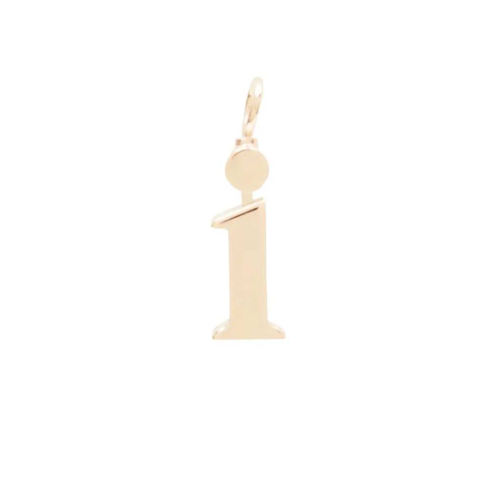 Chloé Alphabet letter I charm in brass | Image 1 Chloé Alphabet letter I charm in brass | Image 1