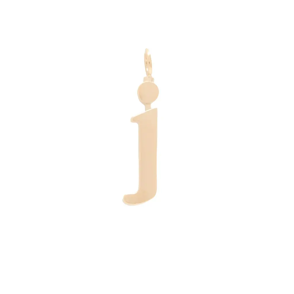 Chloé Alphabet letter J charm in brass | Image 1 Chloé Alphabet letter J charm in brass | Image 1