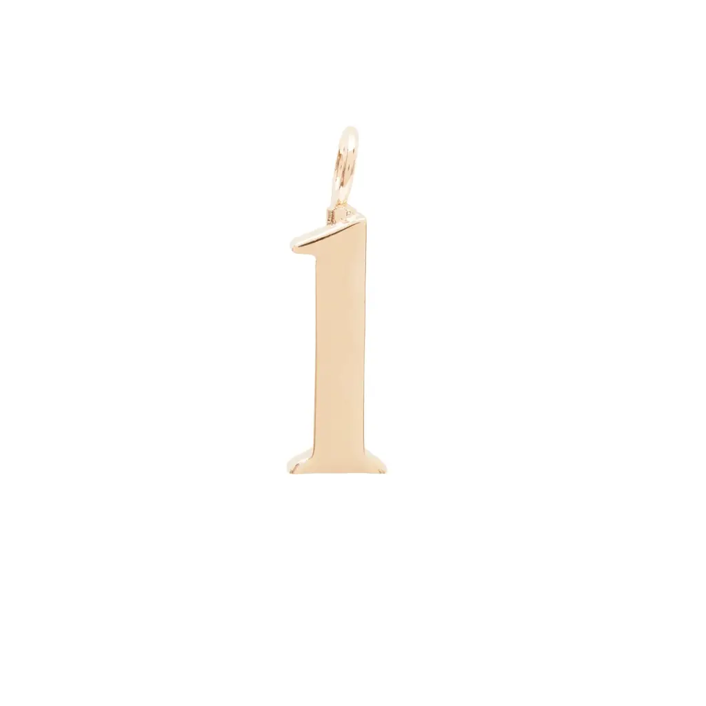 Chloé Alphabet letter L charm in brass | Image 1 Chloé Alphabet letter L charm in brass | Image 1