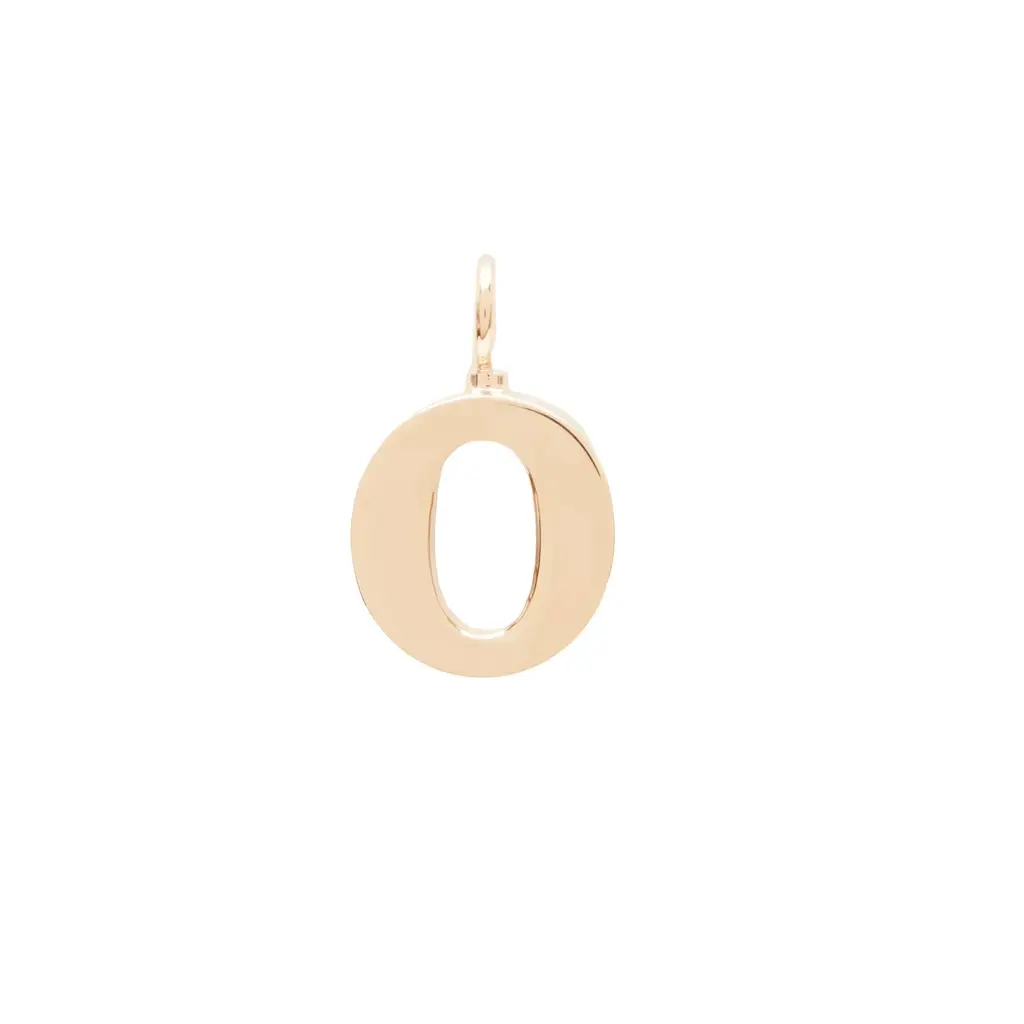 Chloé Alphabet letter O charm in brass | Image 1 Chloé Alphabet letter O charm in brass | Image 1