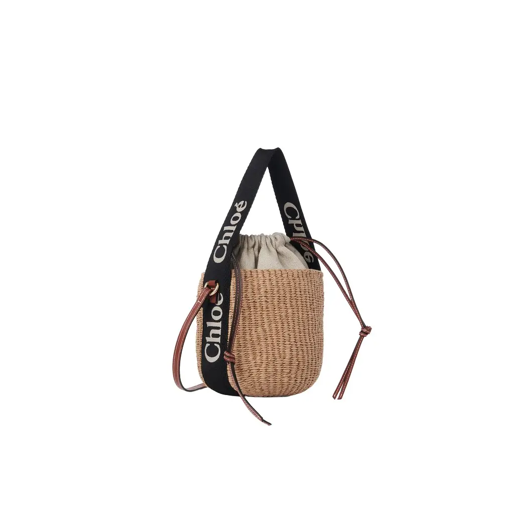 Chloé Small Woody basket in natural fibers | Image 1 Chloé Small Woody basket in natural fibers | Image 1