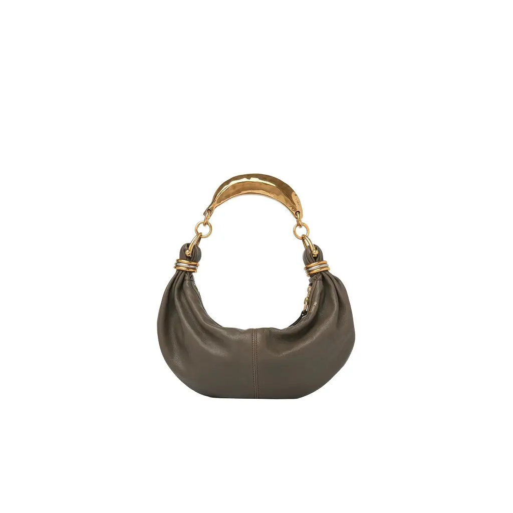 Chloé Small Bracelet hobo Bag in grained leather | Image 1 Chloé Small Bracelet hobo Bag in grained leather | Image 1