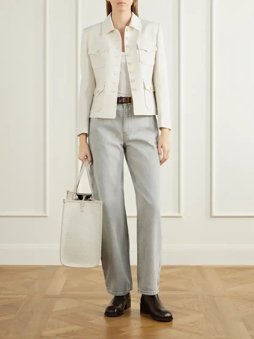 Métier Chameleon 41 Leather-trimmed Jacquard Tote | Thumbnail 3