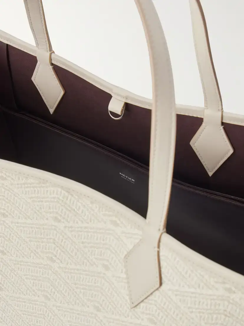 Métier Chameleon 41 Leather-trimmed Jacquard Tote | Thumbnail 6