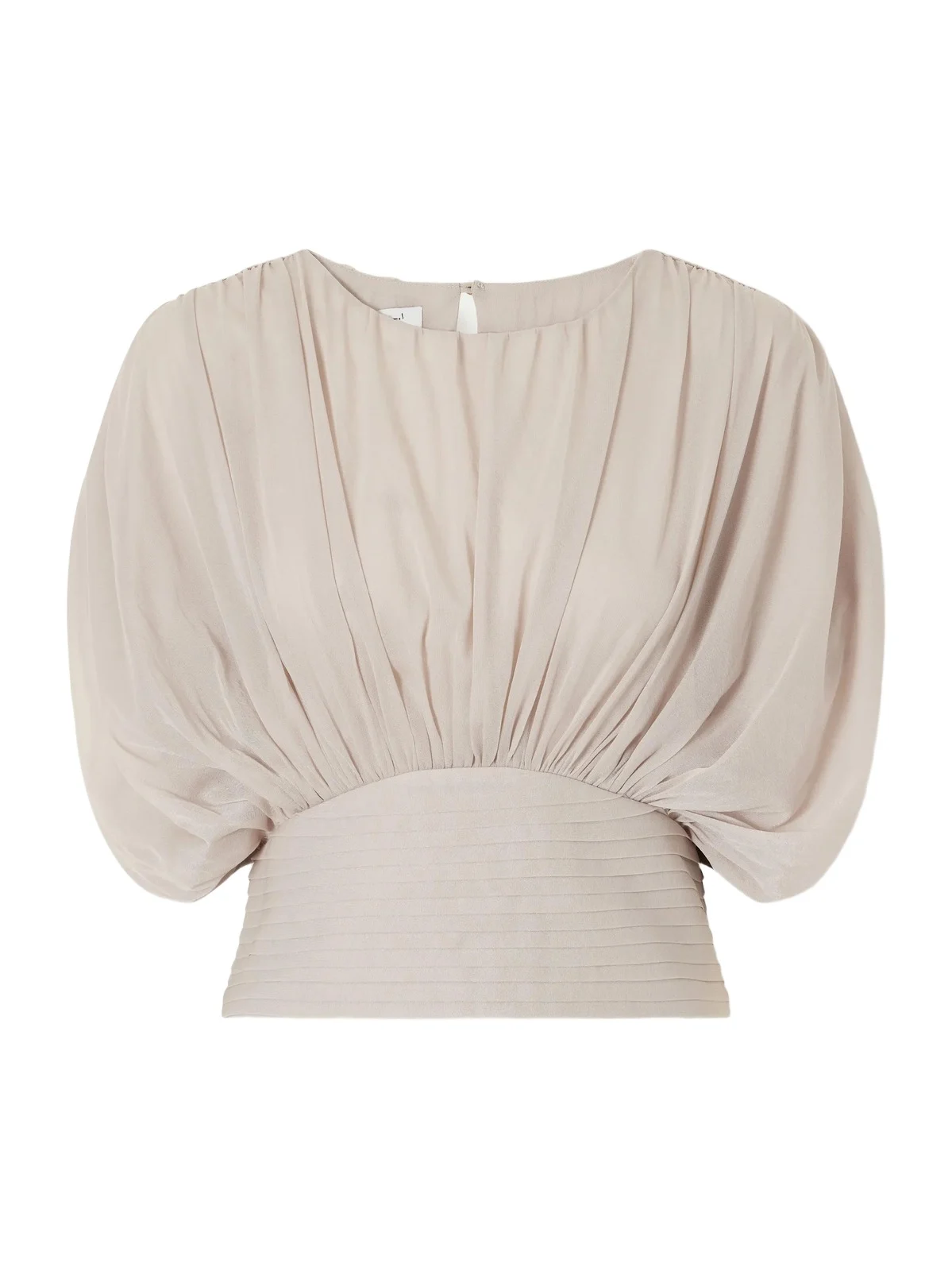 Draped Ruched Jersey Blouse Draped Ruched Jersey Blouse