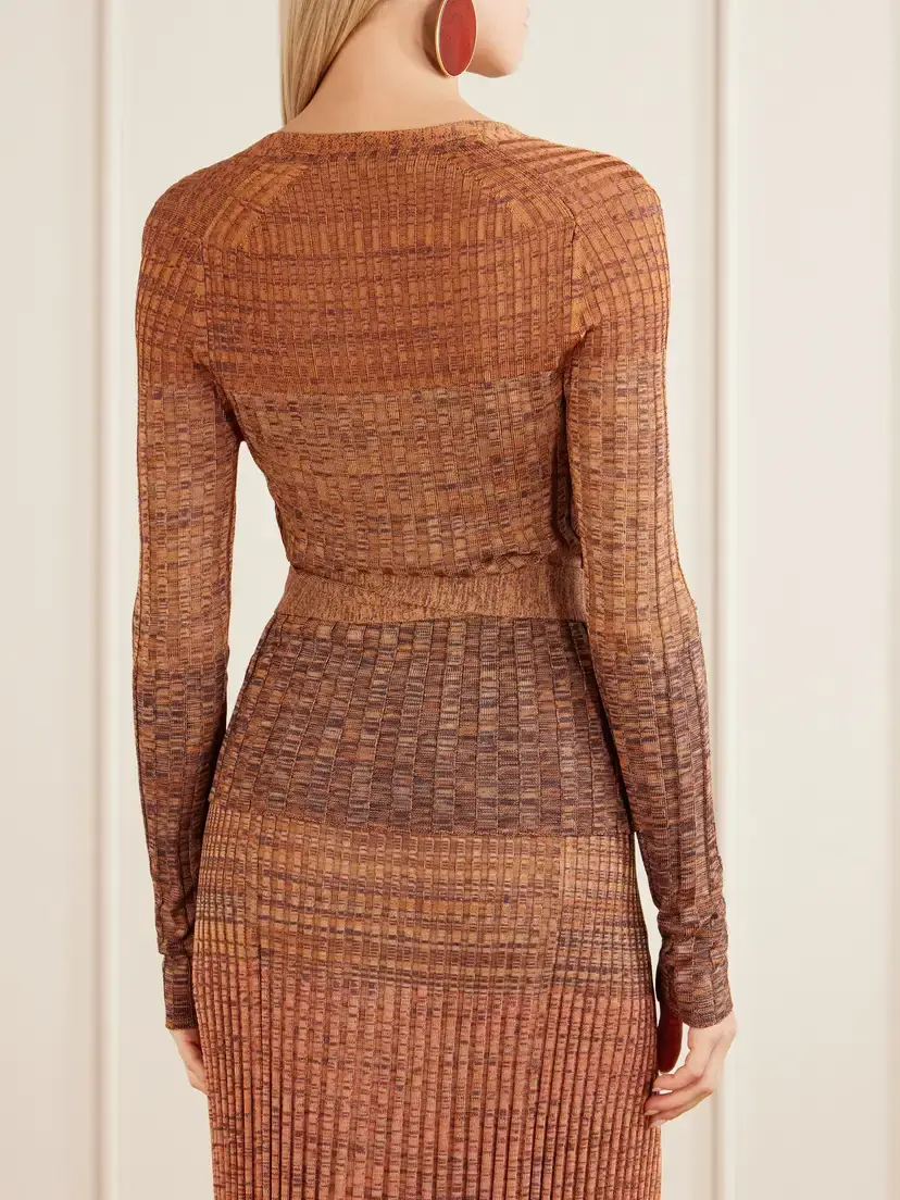 Zimmermann Mouline Belted Ribbed-knit Wrap Top | Thumbnail 3 Zimmermann Mouline Belted Ribbed-knit Wrap Top | Thumbnail 3