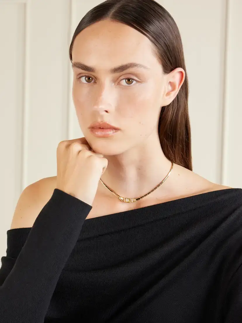Nikos Koulis Look 18-karat Gold And Diamond Necklace | Thumbnail 2 Nikos Koulis Look 18-karat Gold And Diamond Necklace | Thumbnail 2
